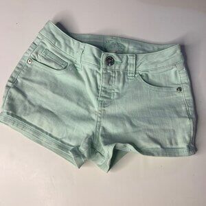 Justice Mint Green Shorts